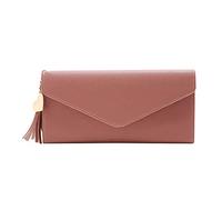 JZFOACHR Women Fashion Long Tassel Wallets Pacchetto di carte per sacchetti Multi-Card Coin Borse Portafoglio solo per carte (giallo, una taglia), viola, una taglia