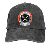 JZGESOM Berretto da Baseball in Tinta Unita Regolabile Luna - alla Luna Cotone Lavato XRP Ripple Coin Cryptocurrency Sport Cappello da Donna