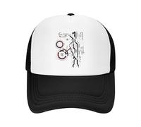 JZGESOM Cappello da Camionista Personalizzato Giapponese Tokyo Flower Techwear Regolabile Adulto Future Tech Street Wear Graphic Berretto da Baseball Cappello da papà Estivo