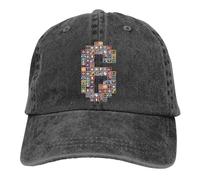 JZGESOM Gamer Design Il Berretto da Baseball Peaked CAPT Sport Unisex Outdoor Personalizzato Arcobaleno Sei Siege R6s Anti terrorismo Gioco Cappelli