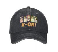 JZGESOM K ON Anime Stile Unisex Berretti da Baseball Comic Distressed Denim Caps Cappello Classico Outdoor Summer Regolabile Snapback cap