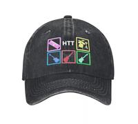 JZGESOM K ON HTT Cappellini da Baseball Vintage Distressed Cotone Comic Anime Snapback cap Unisex Stile Esterno Cappelli Estivi Cappello