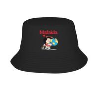 JZGESOM Mafalda Manga Cappello da Pescatore Streetwear Cappellini da Pescatore per Uomo Donna Casual Vacanze Cappelli da Sole Piega Morbida Grafica cap