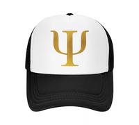 JZGESOM Personalizzato OroPsicologia Simbolo Berretto da Baseball Uomo Donna Traspirante PsicoLogista Insegnante Regalo Trucker Cappello Outdoor Snapback Cappelli