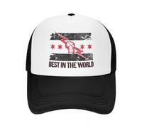 JZGESOM Personalizzato Punk Unisex Famoso Wrestler CM Punk Trucker Cappello Adulto Regolabile Berretto da Baseball Donna Uomo Outdoor Cappello papà