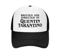 JZGESOM Personalizzato Vintage Film Quentin Tarantino Trucker Cappello da Baseball Regolabile per Adulti per Uomo Donna Sport Trucker cap