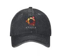 JZGESOM Ubuntu per Gli Esseri Umani Berretto da Baseball Unisex Berretto in Cotone Lavato Cappello Vintage Casual Sport all'Aria Aperta