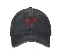 JZGESOM UltrakillGabriel Vintage Bianco Demin Trucker Cappello Leggero da Uomo Cappellino da Baseball da Uomo