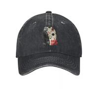 JZGESOM Voorhees F13 Michael Myers Berretti da Baseball Vintage Distressed Denim Lavato Halloween Horror Movie Headwear Outdoor Summer Caps Cappello