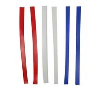 Jzhen 6 Pezzi Sriscia di Misurazione dell'Impasto,Strisce di Spessore in Silicone per Impasto, Set di Guide per Mattarello, Accessori per Pasticceria