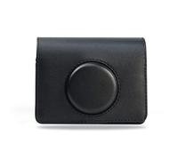 Jzhen Custodia Compatibile con FujifilmMini Evo, Borsa in Pelle PU Premium con Cinturino a Spalla (Black)