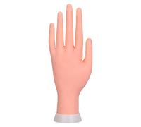 Jzhen Manicure Practice Hands, Mano per Pratica Modello Flessibile per Nail Art Manicure Dito Formazione