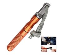 Jzhen Pietra Focaia,Sopravvivenza da Campeggio Pietra di Sopravvivenza in Alluminio con Apribottiglie,Acciaio da Fuoco