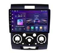JZHIWEI Android 15 Autoradio 9" Touchscreen Stereo Auto per Ford Ranger 2 Everest 2 2006-2010 Plug-And-Play con Bluetooth Navigatore GPS Collegamento Specchio Comandi al Volante