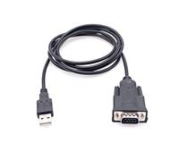JZK 1.5 m USB a seriale RS232 DB9 adattatore cavo con chipset FTDI, seriale DB9 maschio USB 2.0 a RS232 cavo per Windows 11/10/8/7, Vista, Linux, Mac OS