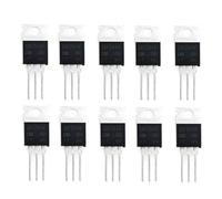 JZK 10 Pezzi Transistor MOSFET IRFZ44N | MOSFET di Potenza a Canale N 49A 55V | Transistor a Effetto di Campo in Contenitore TO-220AB per Circuiti Elettronici e Controllo Motori