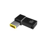 JZK 100 W 5 A Tipo C femmina a Slim Tip Adattatore USB C a connettore rettangolare Convertitore PD Ricarica Rapida per Thinkpad per Lenovo Connessione Rettangolare Laptop