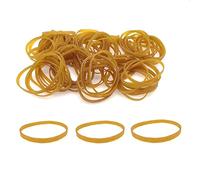 JZK 100x Elastici gomma resistenti e spessi 100 mm * 5 mm, elastici grandi marroni 10cm elastici spessi resistenti, elastici gomma larghi per ufficio, elastici robusti per casa e scuola