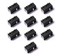 JZK 10pcs D2FC-F-7N microinterruttore, microinterruttore a 3 pin d2fc-f-7n Mouse Microinterruttore, interruttore Touch Light per la riparazione del mouse