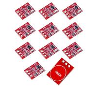 JZK 10x TTP223 Self-Lock Capacitivo Touch Switch Module, DC 2.5V - 5.5V Digitale Touch Sensor Switch Module, trasformazione a canale singolo