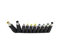 JZK 10x Universali adattatori alimentazione DC 3.5x1.35, 7.9x5.5, 7.4x5.0, 4.0x1.7, 4.8x1.7, 5.5x1.7, 5.5x2.1, 5.5x2.5, 6.3x3.0, 6.0x4.4 mm set connettori a barilotto per laptop, aspirapolvere