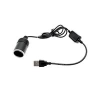 JZK 120 cm di lunghezza, 5 V USB A maschio a 12 V presa accendisigari femmina convertitore per registratore di guida, DVR, telecamera da cruscotto, GPS, presa accendisigari auto per dashcam