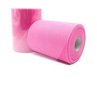 JZK 15 cm x 90 m Rotolo Tessuto Tulle Rosa per Fare Gonna Tavolo Tulle Bambina tutù PON PON Fiocco, per confezionare bomboniere Confetti, Decorazioni Matrimonio Festa Compleanno
