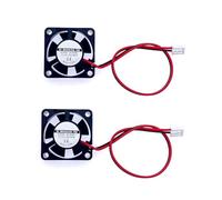 JZK 2 Pezzi 30x30x10 mm DC 12V ventolina raffreddamento piccola 2 pin 3010 30mm mini ventola silenziosa con cavi , 3 cm ventolina senza spazzole per stampante 3D, ventolina dissipatore calore
