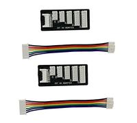 JZK 2 pezzi JST-XH Balance Board 2S-6S 3S Caricabatteria Lipo Estendi scheda di espansione Convertitore adattatore per veicoli RC Ricarica batteria Lipo