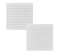 JZK 200 mini cuscinetti autoadesivi in gomma per mobili, 8 mm x 3 mm, piccoli tamponi per porte dell'armadio, cassetto, tastiera piedini in gomma, cuscinetti per mobili