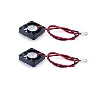 JZK 2PCS 30x30x7 mm DC 12V mini ventola raffreddamento 30mm con connettore a 2 pin, 9000 rpm 0,05A, 3007 piccola ventola DC brushless 3cm per scheda sviluppo, scheda grafica, ventola per stampante 3D