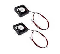 JZK 2PCS 40x40x10 mm DC 5V mini ventola di raffreddamento 40mm con connettore a 2 pin, 5300 rpm, 0.06A, ventola DC brushless 4cm per scheda di sviluppo, scheda grafica, ventola per stampante 3D