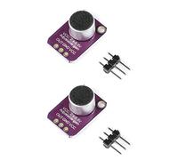 JZK 2PCS GY-MAX4466 Amplificatore per microfono Electret MAX4466 modulo microfono, sensore di breakout con controllo del guadagno regolabile