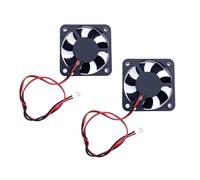 JZK 2PZ 50 * 50 * 10mm 2 pin DC 12V 5010 piccola Mini ventola di raffreddamento silenziosa 50mm con fili, ventola DC brushless in miniatura 5cm, ventola per stampante 3D con cavo e connettor