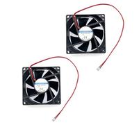 JZK 2PZ 80x80x25mm 2pin DC 12V piccola ventola di raffreddamento 8025 80mm con fili ventola brushless DC 8cm 12V ventola case PC, ventola per stampante 3D con cavo