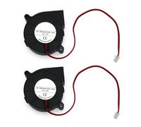 JZK 2x 5015 12V ventola piccola 5cm ventilina 50x50x15mm, ventola raffreddamento ventola stampante 3D 12V 2-pin ventola DC senza spazzole 50mm