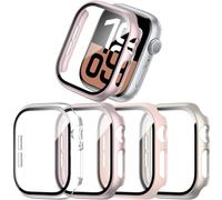 JZK 4 custodie protettive per Apple Watch Series 10 46 mm, in policarbonato rigido ultra sottile, per iWatch 10 46 mm
