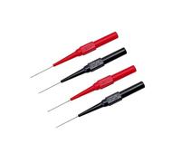 JZK 4 perni di controllo auto 0,7 mm 30 V AC, 60 V DC, 10 A, punta di prova per piccoli pin IC, test elettronici, punte di prova per piercing a filo multimetro con presa da 4 mm per spina a banana