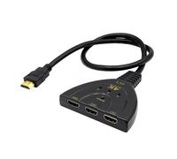JZK 4K HDMI switch 3 in 1 out, cavo switcher hub splitter HDMI a 3 porte, supporta UHD/Full HD1080p/3D, per PS5/4, per Xbox, HD-DVD, laptop