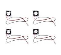 JZK 4PCS 25x25x7 mm DC 5V mini ventola di raffreddamento 25mm con connettore a 2 pin, 9800 rpm, 0.08A, 2507 ventola DC brushless 2.5cm per scheda di sviluppo, scheda grafica, ventola per stampante 3D