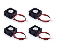 JZK 4PCS 40x40x20 mm DC 24V mini ventola di raffreddamento 40mm con connettore a 2 pin, 7700 rpm, 0.04A, 4020 ventola DC brushless 4cm per scheda di sviluppo, scheda grafica, ventola per stampante 3D