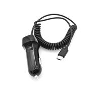 JZK 5V Adattatore accendisigari per auto USB, cavo a spirale caricabatteria per auto di tipo C, cavo di ricarica per auto 3.1A per Samsung Galaxy S25 S24, per iPhone 16/15, per Huawei P20 P30