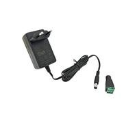 JZK Adattatore di Alimentazione 12 V 2A/2000mA, Caricabatterie CA da 100-240V a CC 12V con Spina da 5.5 x 2.1mm e Connettore di Alimentazione CC con Terminale a Vite Aggiuntivo, per Strisce LED, Radio