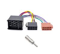 JZK Adattatore per cablaggio ISO per autoradio, connettore per autoradio con adattatore da ISO a DIN per VW, per BMW E30 E36, E46, E39, X5, Z3, per Ford, per Land Rover, per Mini Cooper