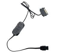 JZK Alimentatore SATA controller ARGB 5V 3pin, modalità luce integrata, per scheda madre senza ARGB 5v o per ventola ARGB fai da te, striscia luminosa ARGB, scheda di illuminazione