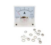 JZK Amperometro pannello 20A misuratore corrente analogico pannello dc 0-20a 75mv, 20 amp 91c4 dc amperometro puntatore corrente, misuratore ampere