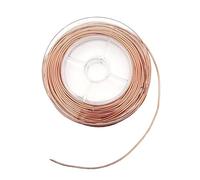 JZK Bobina di filo di rame smaltato da 10 m e 1 mm di spessore, filo di ottone isolato per elettromagnete, avvolgimento motore, magneti, avvolgimento bobina e trasformatori.