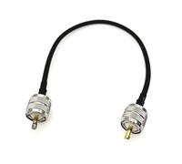 JZK Cavo coassiale UHF maschio PL-259 a UHF maschio PL-259 RG58 per radio HAM e CB: ideale per analizzatore di antenna, carico reattivo e misuratore SWR (1 pezzo)