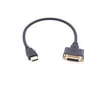 JZK DVI a HDMI adattatore cavo, bidirezionale HDMI maschio a DVI femmina 24+5 cavo per HDTV Full HD 1080p 1920x1080, proiettore, DVD, PC