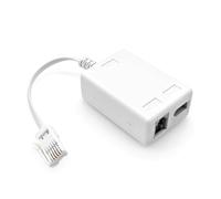 JZK Filtro ADSL con cavo, splitter microfiltro a banda larga, splitter Internet e telefono, spina BT a presa RJ11/adattatore connettore BT per modem, router, fax